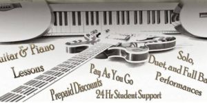 home music lessons for guitar and piano