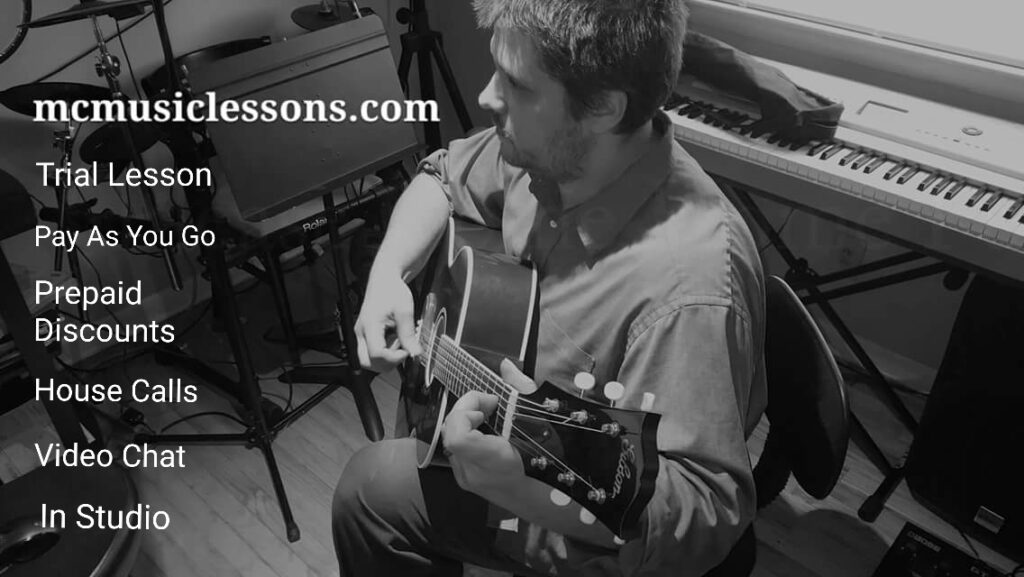 Guitar lessons for children at McMusic Lessons & Performances